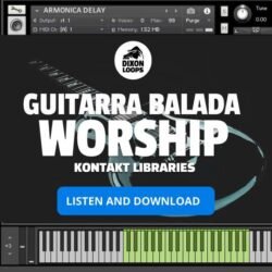 Guitarra Balada Worship - Kontakt Library