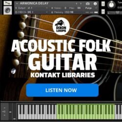 Acoustic Folk Guitar - Kontakt Library