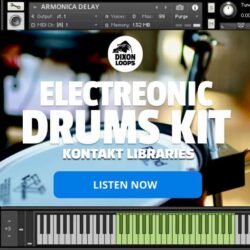 Electronic Drums Kit- Kontakt Labrary
