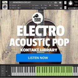 Electro Acoustic Pop Guitar - Kontakt Library